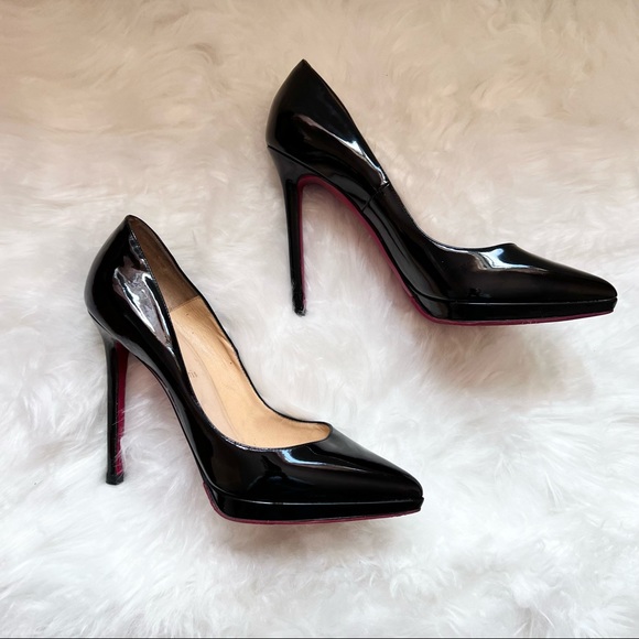 CHRISTIAN LOUBOUTIN Pigalle Plato Patent Leather Heels - Picture 5 of 7